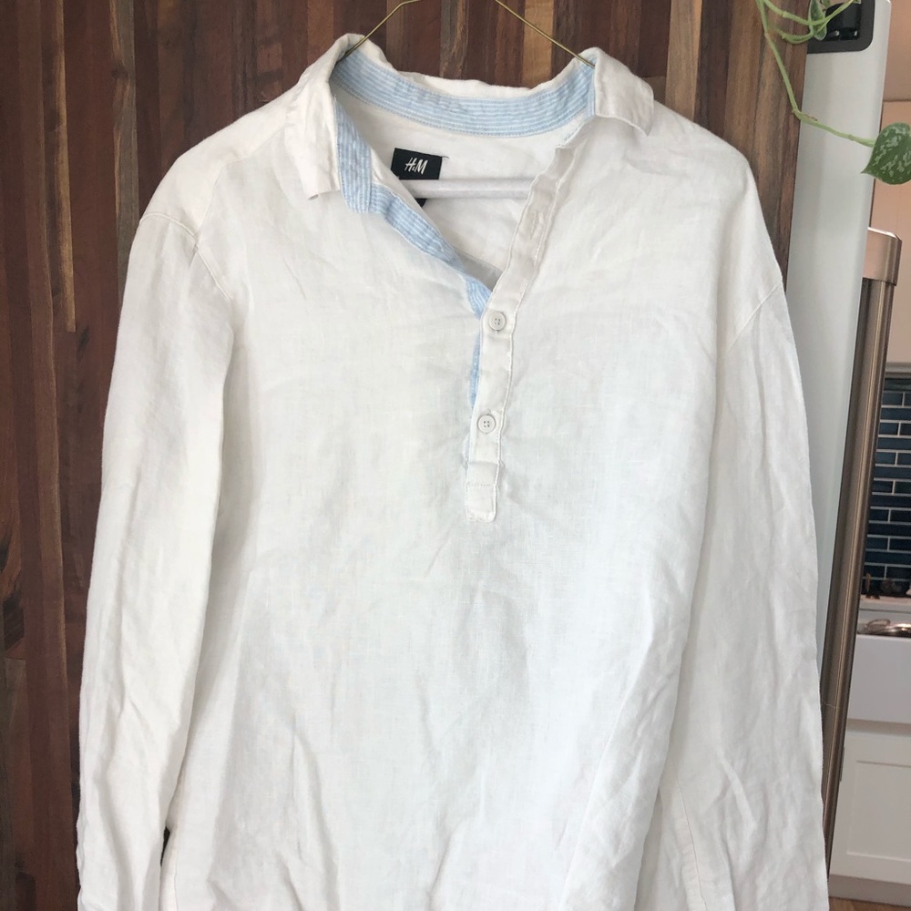 Loose linen shirt from H&M